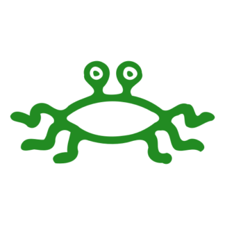 Flying Spaghetti Monster Decal (Green)